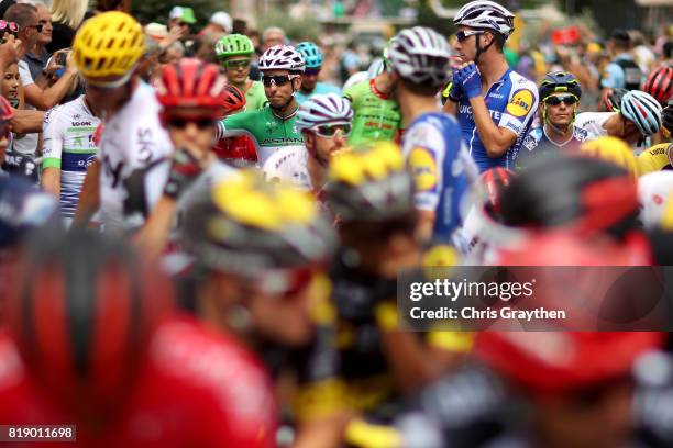 Fabio Aru of Italy riding for Astana Pro Team prepares to start stage 17 of the 2017 Le Tour de France, a 183km stage from La Mure to Serre-Chevalier...