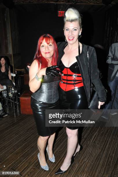 Maria Minichiello and Cynthia Powell attend DANCETERIA 30th Anniversary Party at Aspen Social Club on May 9, 2010 in New York City.