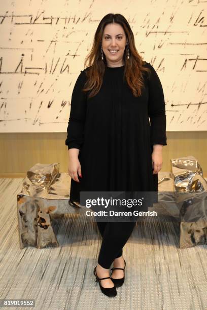 Mary Katrantzou attends the Dior cocktail party to celebrate the launch of Dior Catwalk by Alexander Fury on July 19, 2017 in London, England.