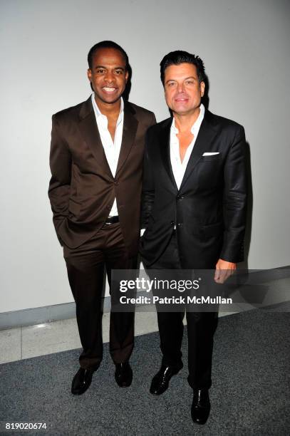 Frederick Douglas and Douglas Hannant attend SOLVING KIDS' CANCER Spring Celebration at Powerhouse at Museum of Natural History on May 12th, 2010 in...