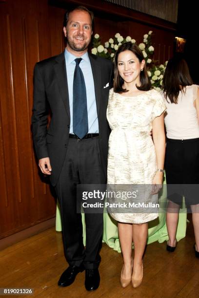 Christopher Keber and Jackie Keber attend 7th Annual JESUIT VOLUNTEER CORPS New York City Benefit at Regis High School on May 12, 2010 in New York...
