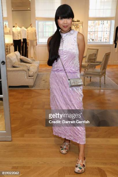 Susanna Lau attends the Dior cocktail party to celebrate the launch of Dior Catwalk by Alexander Fury on July 19, 2017 in London, England.