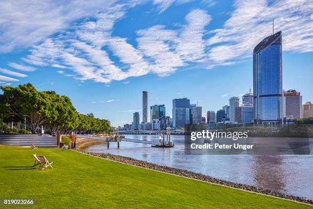 brisbane city,queensland,australia - río brisbane fotografías e imágenes de stock