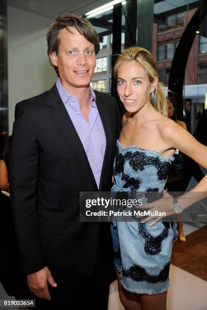 Matthew Mellon and Nicole Hanley attend Whitney Museum American Art Awards Gala at DVF Studios & 820 Washington St. On May 6, 2010 in New York City.