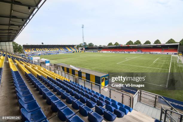 Stadium during the team presentation of SC Cambuur Leeuwarden on July 19, 2017 at the Cambuur stadium in Leeuwarden, The Netherlands.