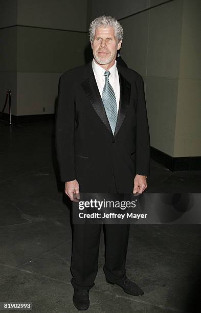 Actor Ron Perlman arrives at the American Society of Cinematographers 22nd Annual Outstanding Achievement Awards at Hollywood & Highland Grand...