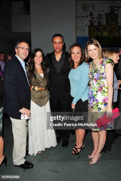 Mitchell Silverman, Stefani Greenfield, Maurice DuBois, Rosanna Scotto and Lizzie Tisch attend JONATHAN TISCH Book Launch Party for "Citizen You" at...