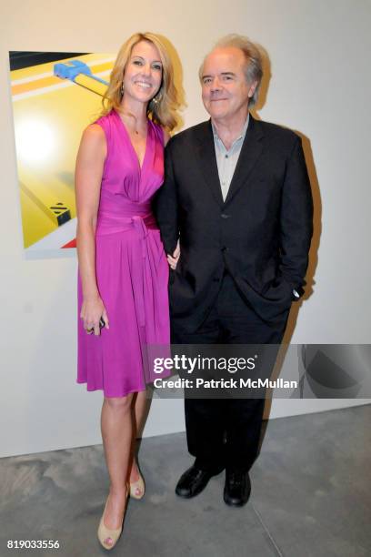 Sarah Hasted and Bill Hunt attend JULIAN FAULHABER's Artist Reception at Hasted Hunt Kraeutler Gallery on May 6th, 2010 in New York City.