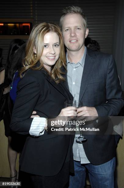 Jenna Fischer and Lee Kirk attend QUINTESSENTIALLY and ANCHOR BAY FILMS Host The NY Premiere of SOLITARY MAN at Cinema 2 on May 11, 2010 in New York...