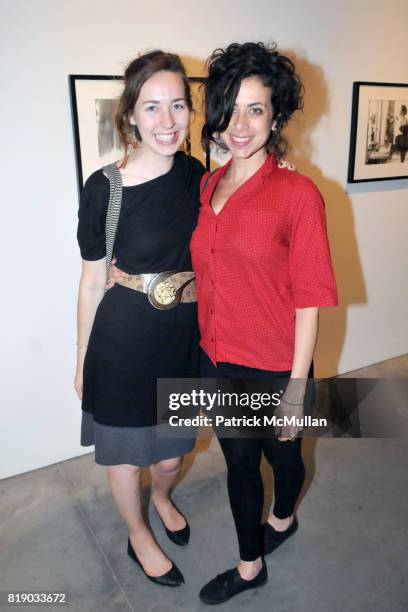 Ellie Falk and Loren Erdrich attend JULIAN FAULHABER's Artist Reception at Hasted Hunt Kraeutler Gallery on May 6th, 2010 in New York City.