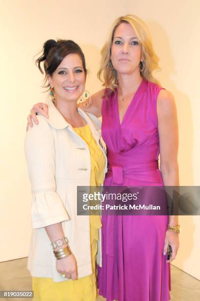 Stephanie Kraeutler and Sarah Hasted attend JULIAN FAULHABER's Artist Reception at Hasted Hunt Kraeutler Gallery on May 6th, 2010 in New York City.