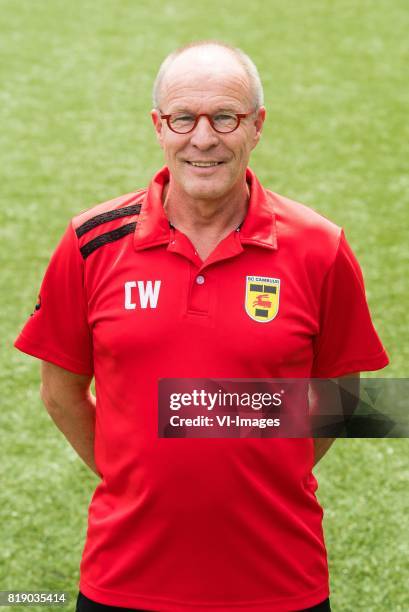 Caretaker Coen van Wely during the team presentation of SC Cambuur Leeuwarden on July 19, 2017 at the Cambuur stadium in Leeuwarden, The Netherlands.