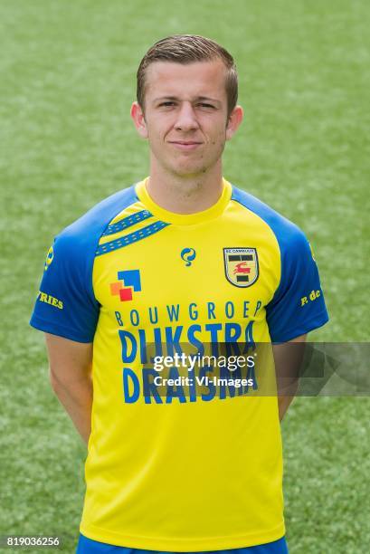 Daan Boerlage during the team presentation of SC Cambuur Leeuwarden on July 19, 2017 at the Cambuur stadium in Leeuwarden, The Netherlands.