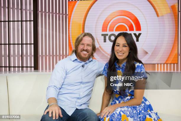 Chip and Joanna Gaines on Tuesday, July 18, 2017 --