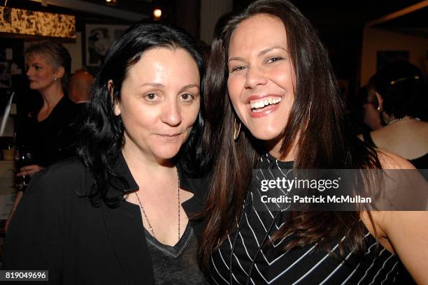 Kelly Cutrone and Rebecca Edmondson attend HOUSING WORKS, DESIGN ON A DIME, opening night reception at Metropolitan Pavillion on May 6, 2010 in New...