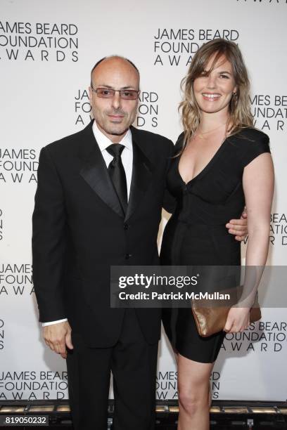 Alfred Portale and Sophie Leibowitz attend James Beard Foundation Awards 2010 at Lincoln Center on May 3, 2010 in New York City.