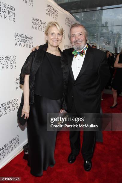 Dorothy Cann Hamilton and Jacques Pepin attend James Beard Foundation Awards 2010 at Lincoln Center on May 3, 2010 in New York City.