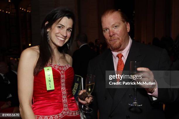 Amanda Cook and Mario Batali attend James Beard Foundation Awards 2010 at Lincoln Center on May 3, 2010 in New York.