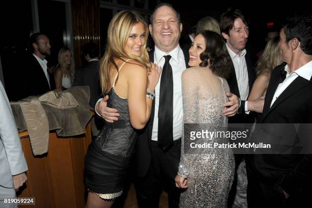 Bar Refaeli, Harvey Weinstein and Marion Cotillard attend The Unofficial After Party for THE METROPOLITAN MUSEUM OF ART'S Spring 2010 COSTUME...