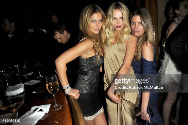 Bar Refaeli, Natasha Poly and Valerie Boster attend The Unofficial After Party for THE METROPOLITAN MUSEUM OF ART'S Spring 2010 COSTUME INSTITUTE...