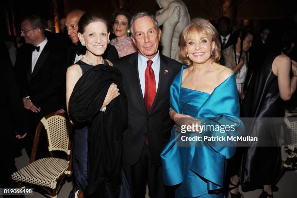 Annette de la Renta, Mayor Michael Bloomberg and Barbara Walters attend THE METROPOLITAN MUSEUM OF ART'S Spring 2010 COSTUME INSTITUTE Benefit Gala...