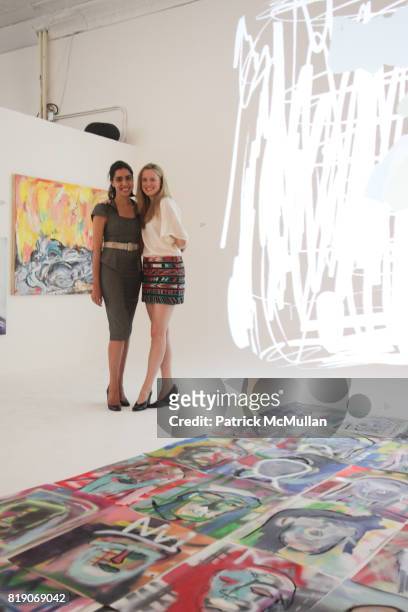 Diana Campbell and Anne Huntington attend PYT - Pretty Young Thing - co-curated by Anne Huntington & Diana Campbell at 833 Broadway on May 22, 2010...