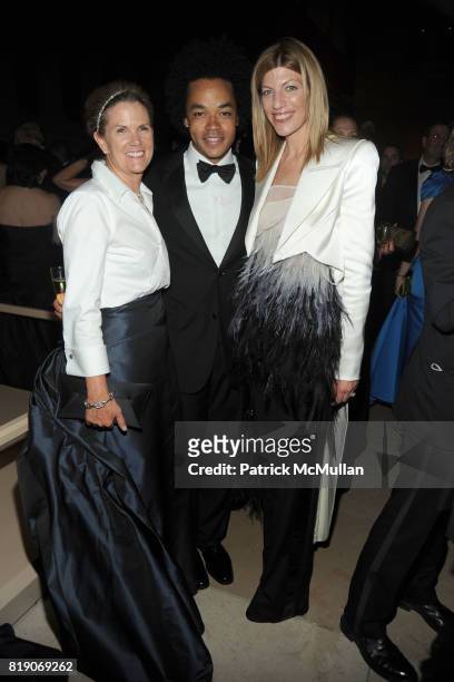 Marka Hansen, Patrick Robinson and Virginia Smith attend THE METROPOLITAN MUSEUM OF ART'S Spring 2010 COSTUME INSTITUTE Benefit Gala at THE...