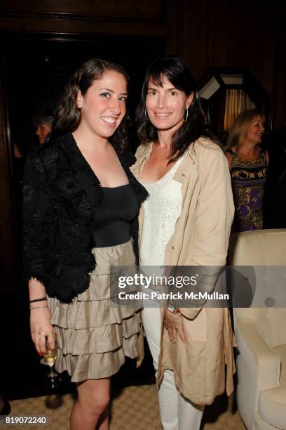 Rachel Becker and Claudia Flemming attend POPE ANNALISA Book Release Party With Author PETER CANOVA at Private Residence on March 25, 2010 in New...