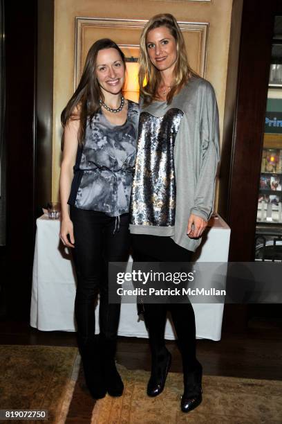 Lara Meiland and Annelise Peterson attend IRWIN & JORDAN and Friends Celebrate THE FALL 2010 IRWIN & JORDAN COLLECTION at The Carlton Hotel on March...