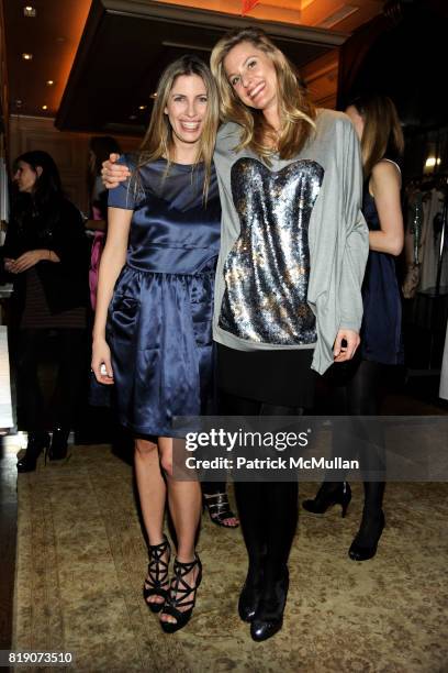 Valerie Boster and Annelise Peterson attend IRWIN & JORDAN and Friends Celebrate THE FALL 2010 IRWIN & JORDAN COLLECTION at The Carlton Hotel on...