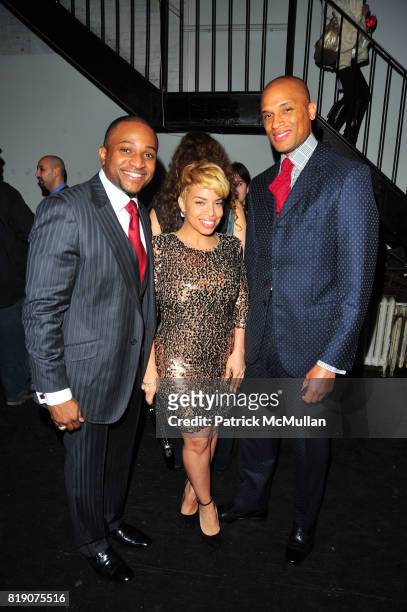Fabrice Armand, Nessy Walker and Donald Sterling attend FUND ART NOW in association with CHAIR and the MAIDEN presents a night of celebration at...