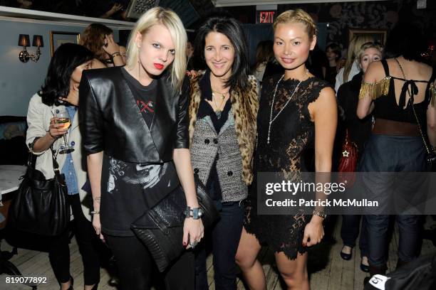 Becka Diamond, Amanda Ross and Olivia Ma Corwin attend PORCELAIN Launches in New York with hosts TRUDIE STYLER, AMY SACCO, ARDEN WOHL and GENEVIEVE...