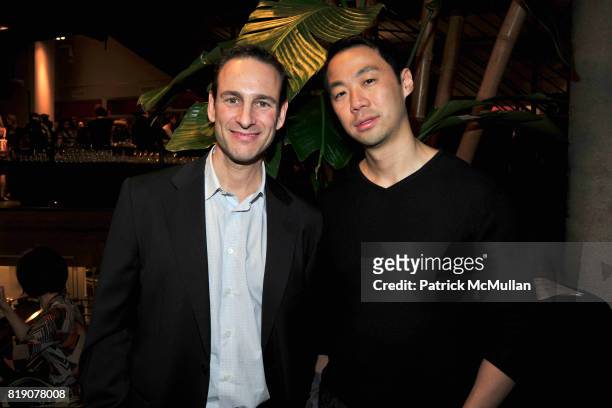 David Schlachet and Shoakoa Cheng attend FIRST BLOOM Art and Photography Auction to Benefit The FRIENDS OF THE HIGH LINE at Equinox on March 18, 2010...