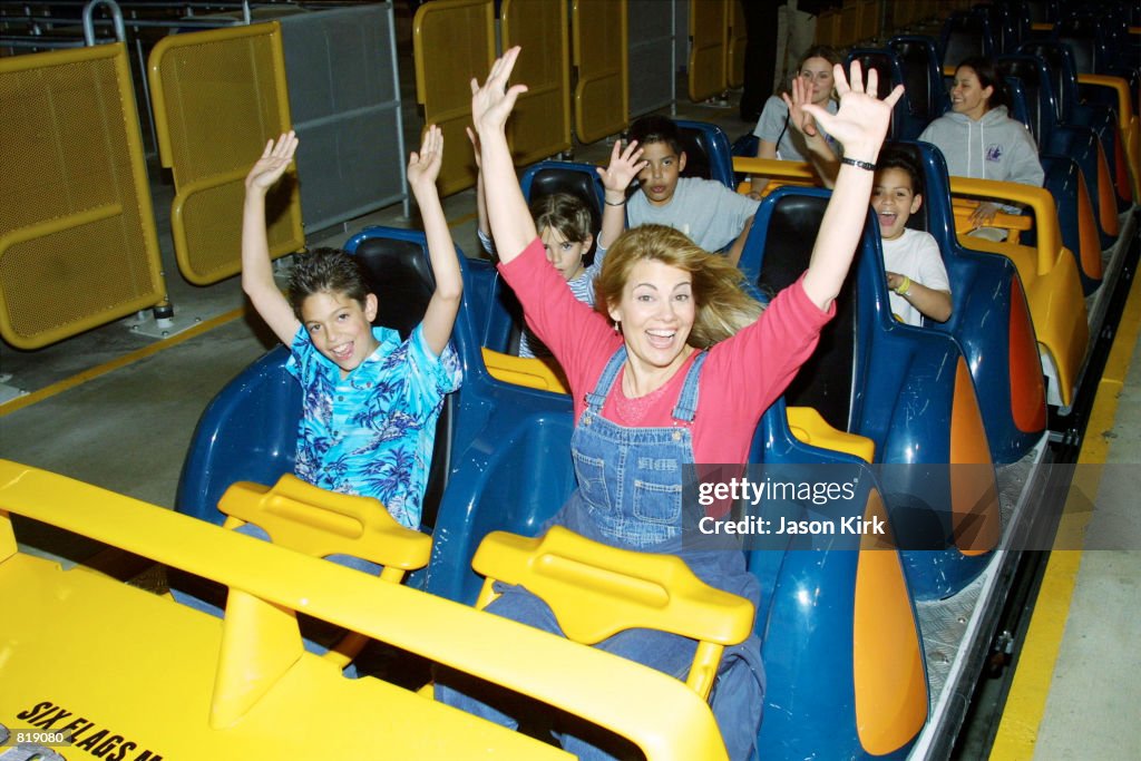 Celebs At Six Flags Magic Mountain