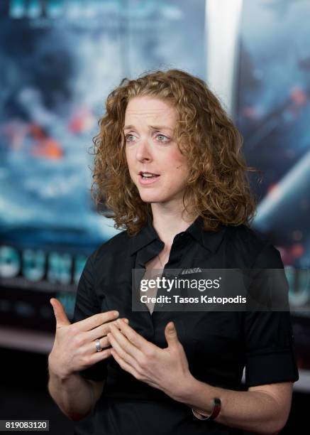 Allison Jaslow attends the red carpet premiere of "Dunkirk" at the Smithsonian Museum on July 19, 2017 in Washington, DC.