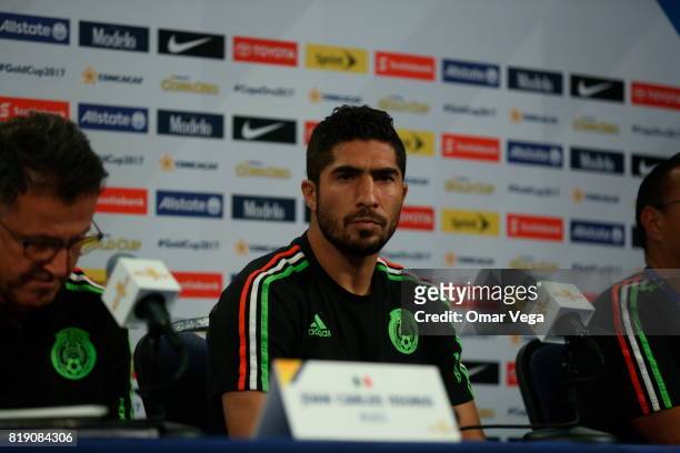Jair Pereira looks on during the Mexico National Team press conference at University Of Phoenix on July 19, 2017 in Phoenix, Arizona.