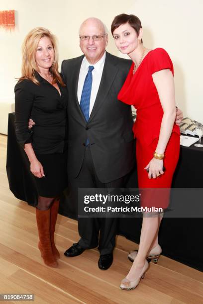 Karen Mansour, Howard Lorber and Veronica Mainetti attend 2010 A.C.E. Gala Committee Launch Party at 34 Greene St on March 25, 2010 in New York City.