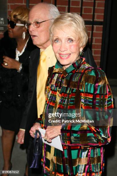 Jane Powell attends Opening Night of "ALL ABOUT ME" at Henry Miller's Theatre on March 18, 2010 in New York City.