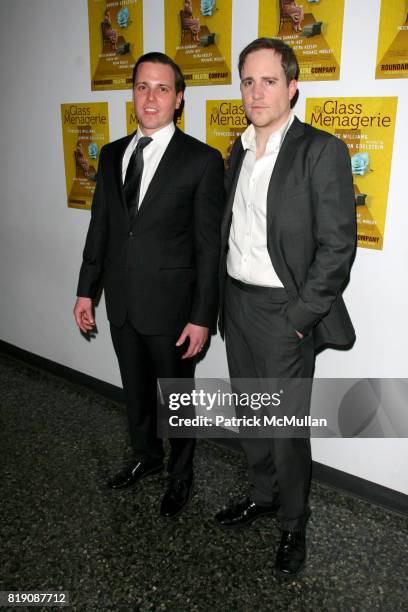 Michael Mosley and Patch Darragh attend New York Opening Of THE GLASS MENAGERIE at 111 West 46th St on March 24, 2010 in New York City.