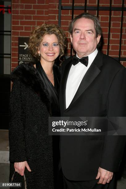 Laura Savini Webb and Jim Webb attend Opening Night of "ALL ABOUT ME" at Henry Miller's Theatre on March 18, 2010 in New York City.