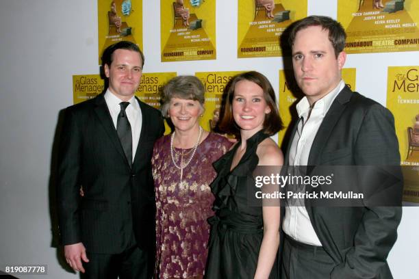 Michael Mosley, Judith Ivey, Keira Keeley and Patch Darragh attend New York Opening Of THE GLASS MENAGERIE at 111 West 46th St on March 24, 2010 in...