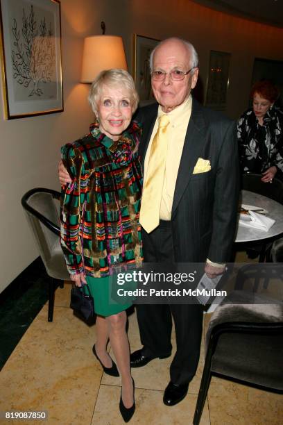 Jane Powell and Dickie Moore attend Opening Night of "ALL ABOUT ME" at Henry Miller's Theatre on March 18, 2010 in New York City.