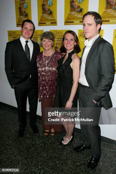 Michael Mosley, Judith Ivey, Keira Keeley and Patch Darragh attend New York Opening Of THE GLASS MENAGERIE at 111 West 46th St on March 24, 2010 in...