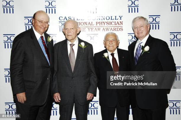 John K. Castle, Dr. Basil I. Hirschowitz, Dr. Leonard Apt and Dr. John J. Connolly attend CASTLE CONNOLLY Medical Ltd. 5th Annual National Physician...