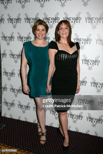 Heidi Blickenstaff and Julia Murney attend The Honoring Of JOHN KANDER And The Work Of KANDER And EBB at Vineyard Gala Theatre on March 8, 2010 in...