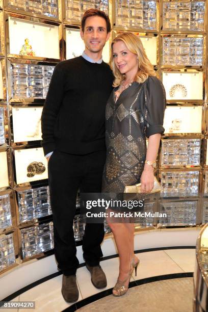 Christopher Gavigan and Jessica Capshaw attend JUDITH LEIBER "Take Home a Handbag" Store Event to benefit Healthy Child Healthy World at Judith...