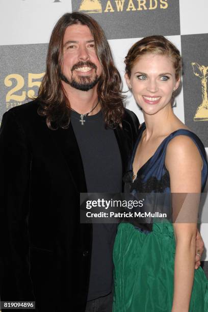 Dave Grohl and Jordyn Grohl attend The 25th INDEPENDENT SPIRIT AWARDS - ARRIVALS at Nokia Theatre L.A. Live on March 5, 2010 in Los Angeles,...