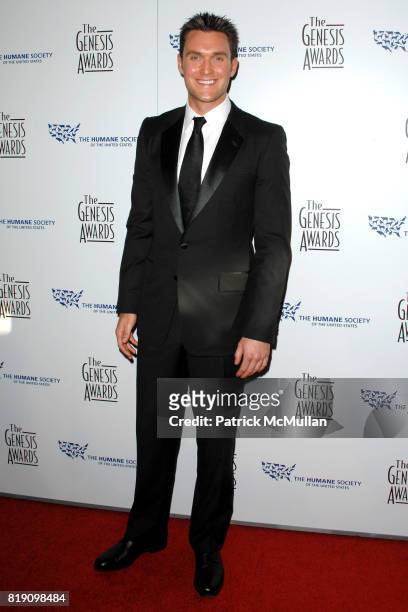 Owain Yeoman attends The 24th Genesis Awards at Beverly Hilton Hotel on March 20, 2010 in Beverly Hills, California.