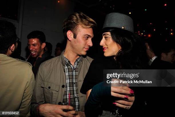 NickyBalestrieri and Lady Fag attend An Evening at the Bowery Bar at Bowery Bar on March 23, 2010 in New York City.