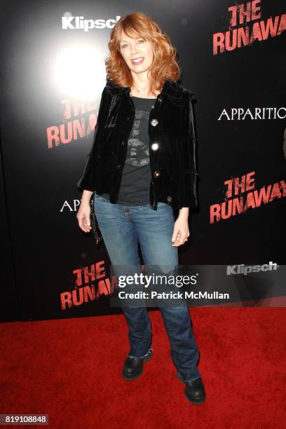 Nancy Wilson attends Los Angeles Premiere of "The Runaways" Presented By Apparition and KLIPSCH at ArcLight Cinemas on March 11, 2010 in Hollywood,...